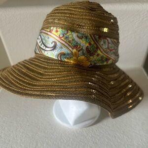 Gold Sequence Mary Norton Hat